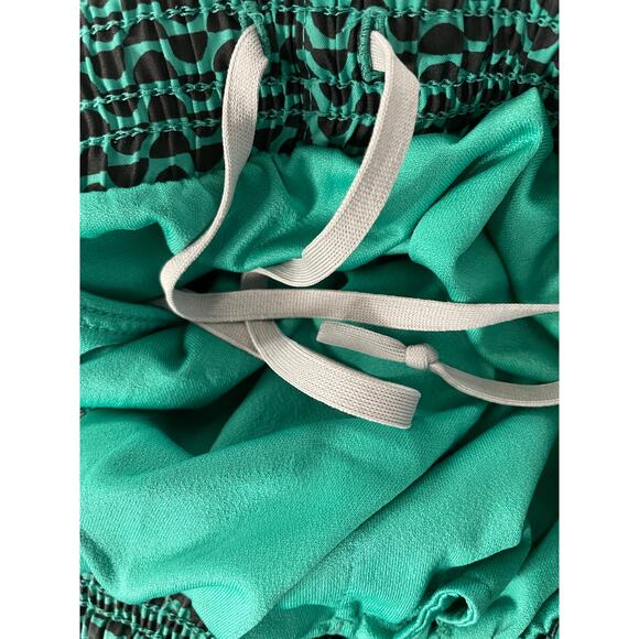 Nike Dri-fit green black running shorts lined drawstring women's size small - Picture 4 of 6